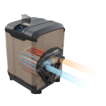 Caldera a gas 400.000 BTU Doble Combustion HAYWARD