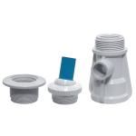 Hidrojet 1 x 1 1/2" Manguera Azul